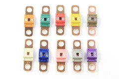 Premium 58V DC ANS MIDI Fuse 80A midifuse 80 amp 58VDC 6mm Bolt On – White
