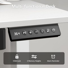 Electric Standing Desk 48 x 24 Inches, Height Adjustable Sit Stand Computer D…