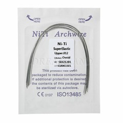 10pcs Dental Orthodontic Super Elastic Niti Arch Wire Round Ovoid Form USA