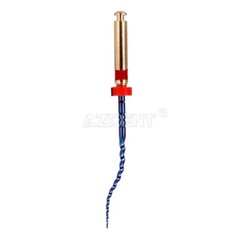 5 Packs Dental Rotary Heat Activated Canal Root Files Needles 25mm Engine Use