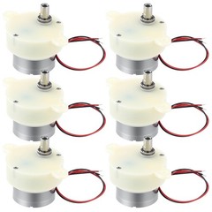 ElaraBerry 6 Pcs DC 6V 5RPM Slow Speed Gear Motor High Torque Rotating Motor …