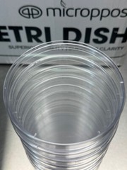 Petri Dishes 90mm x 15mm Plates With Vented Lid, Sterile 500-Pack Case 90 mm