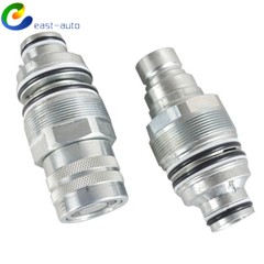 Male & Female Flat Face Coupler Kit For Bobcat S250 S300 S330 S850 A220 A300
