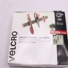 VELCRO(R) Indoor/Outdoor Heavy Duty Fastener White Holds Up To 10lbs 10ft x 1