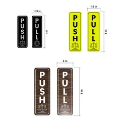 Signs ByLITA Vertical Push and Pull Door Signs (Legal Office) Door Sign