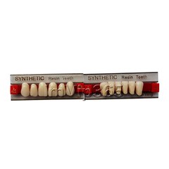 Acrylic Synthetic Resin Denture Teeth Vita Color Shade A2/A3 Upper Lower -84Pcs