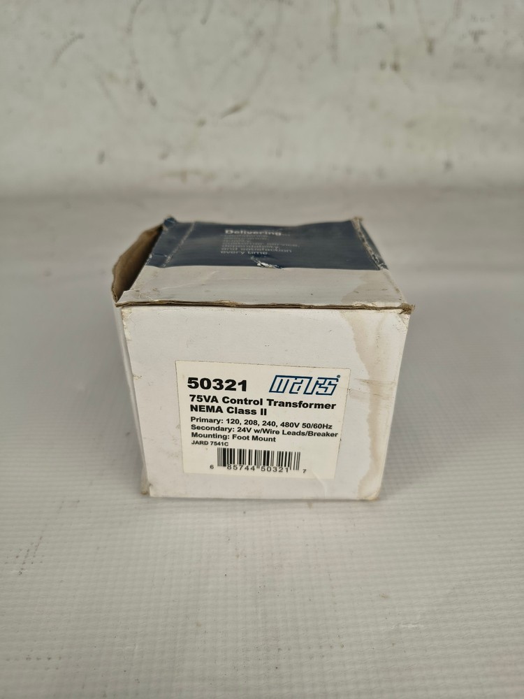 MARS 50321 75VA Control Transformer 120/208/240/480V 24V NEMA Class II