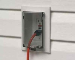 Arlington DBVS1C-1 Low Profile in BOX Recessed Outlet Box Wall Plate Kit for New