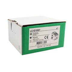 NEW TeSys Deca LC1D18G7 Contactor 120V coil AC 18A 3P replace Schneider LC1D18G7