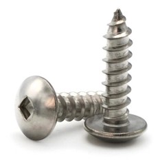 #10 Sheet Metal Screws – Stainless Steel Square Drive Truss Head – Select Size