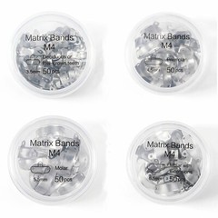 JMU Dental Matrix Bands Ring Sectional Matrice Clamp 3.5-6.5mm 50pcs/box