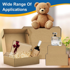 Famagic Small Shipping Boxes – 25 Pack 9X6X2 Inches Brown Corrugated Cardboard M