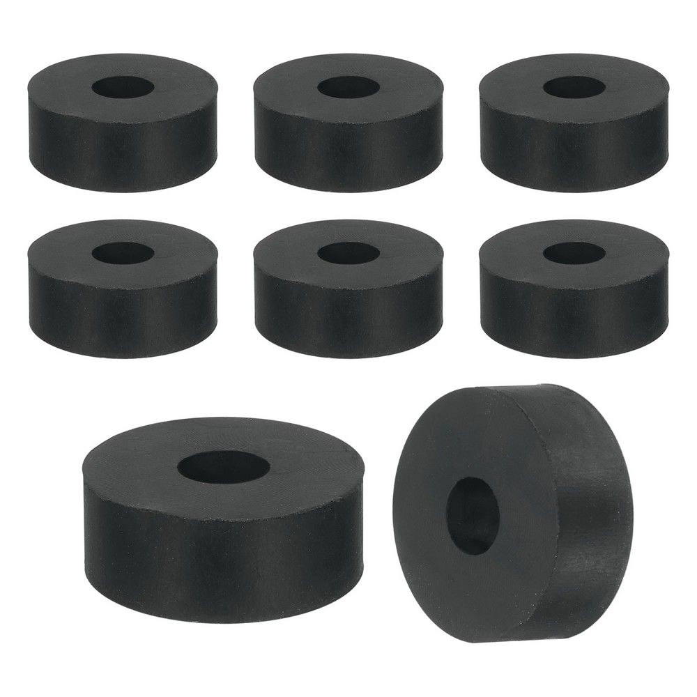 18Pcs Thick Rubber Spacer 1 Inch OD x 5/16 Inch ID x 3/8 Inch Thickness