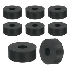 18Pcs Thick Rubber Spacer 1 Inch OD x 5/16 Inch ID x 3/8 Inch Thickness