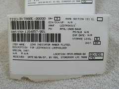 13 AMBER LENS FLUTED FOR LEDTRONICS LAMPHOLDER RPNL-10.20-044A