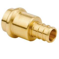 WHK 12 Pack 1/2″ Press Pro press x 1/2″ PEX Adapter Crimp Fittings Brass Coup…