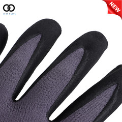 3 Pairs Work Gloves L-Size MicroFoam Nitrile Coated Knit Nylon Gloves