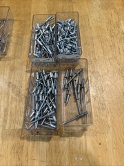Vintage Stock Rivet Set 1/8 5/32 3/16 Various Lengths Kit