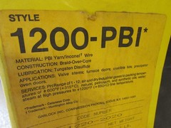 Garlock Compression Packing Style 1200-PBI 5/16-in 7.9mm 41220-2020