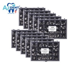AZDENT Bandas de ortodoncia dental Tubo bucal Primer molar MBT 022 “16#-35#