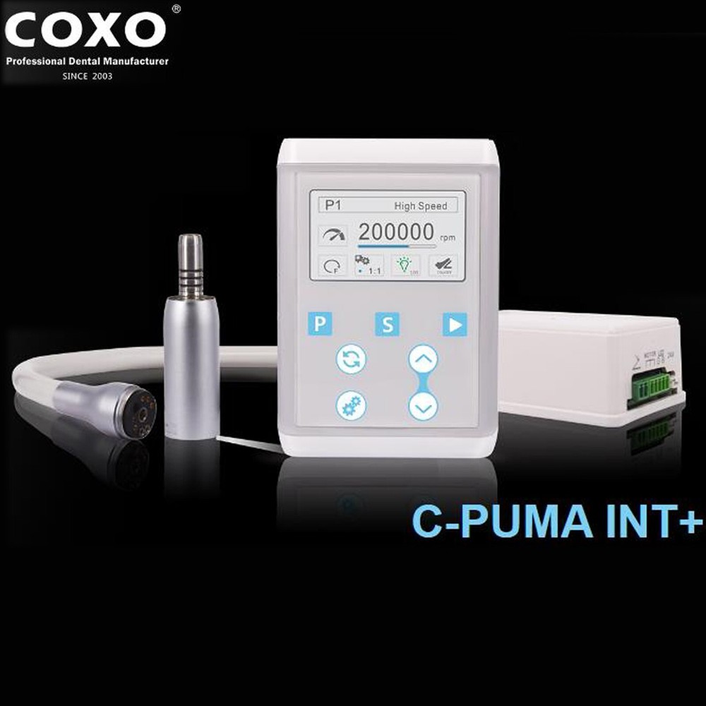 COXO Dental Built-in Electric LED Motor C PUMA INT+ fit 1:1 1:5 X25L X45L NSK