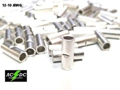12-10 GAUGE 25 PK UNINSULATED NON INSULATED TINNED BUTT CONNECTOR TERMINAL WIRE