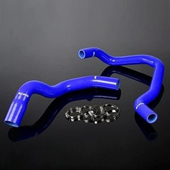Silicone Radiator Hose For Jeep Cherokee XJ 4.0l 242 CID L6 1984-2005 (2Pcs)