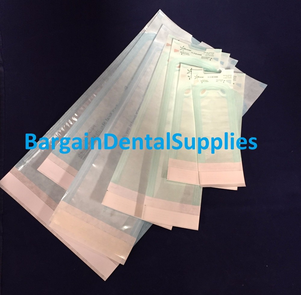 6000 Pcs Self-Sealing Sterilization Pouch Quatro Indicator Size 2.75″ X 10″
