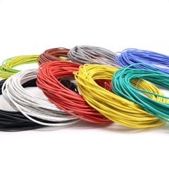 Black/Blue/Green/Red/White/Yellow/Brown 7Color UL3135 16AWG Silicone Rubber Wire