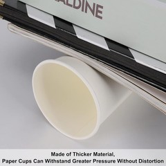 Coffee Cups, 50 Count 12 Oz Disposable Coffee Cups for Hot & Cold Drinks,