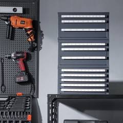 VEVOR Drill Bit Dispenser Organizer Cabinet 3 Pieces Three-Drawer Five-Drawer