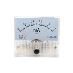 Measure DC Volt Current Voltmeter Amperemeter Analog Panel Meter Various Values