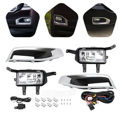 For 2015-2018 GMC Yukon/ Yukon XL Bumper Fog Lights Driving Lamps w/ Wire Switch
