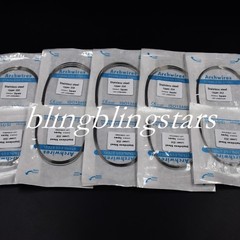 10 Packs Dental Orthodontic Stainless Steel Round Arch Wire Square/Ovoid/Natural