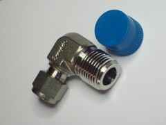 1- Swagelok Stainless Steel Elbow Fitting, 3/8″ Tube x 1/2″ Male NPT, SS-600-2-8