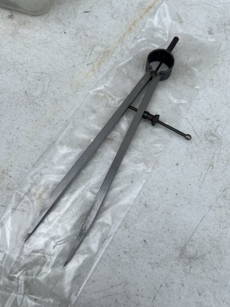 vintage ALVIN Germany Drafting Machinist 8″ Spring Calipers Dividers Carpenter