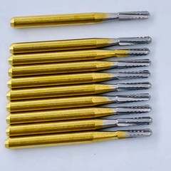 Dental Tungsten Steel Carbide Crown Metal Cutting Burs For High Speed FG-1957