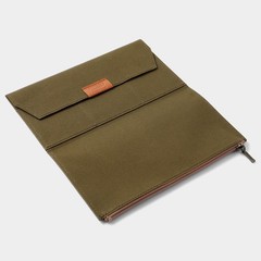 [US Stock] TRAVELER’S Notebook Cotton Zipper Case Olive Regular Size JAPAN