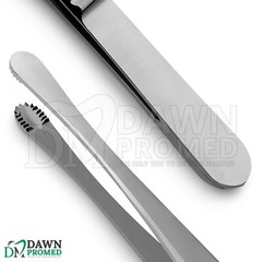 Russian Tissue Forceps 8″ 3 Pcs Set Round Serrated Tips Surgical Inst German Gr