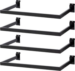 Slatwall U-Shaped Rectangular Tubing Hangrail – 24″x12″, Slatwall Accessories…