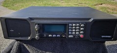 Harris/Macom Desk Top Station CS700 With 2 upright mics