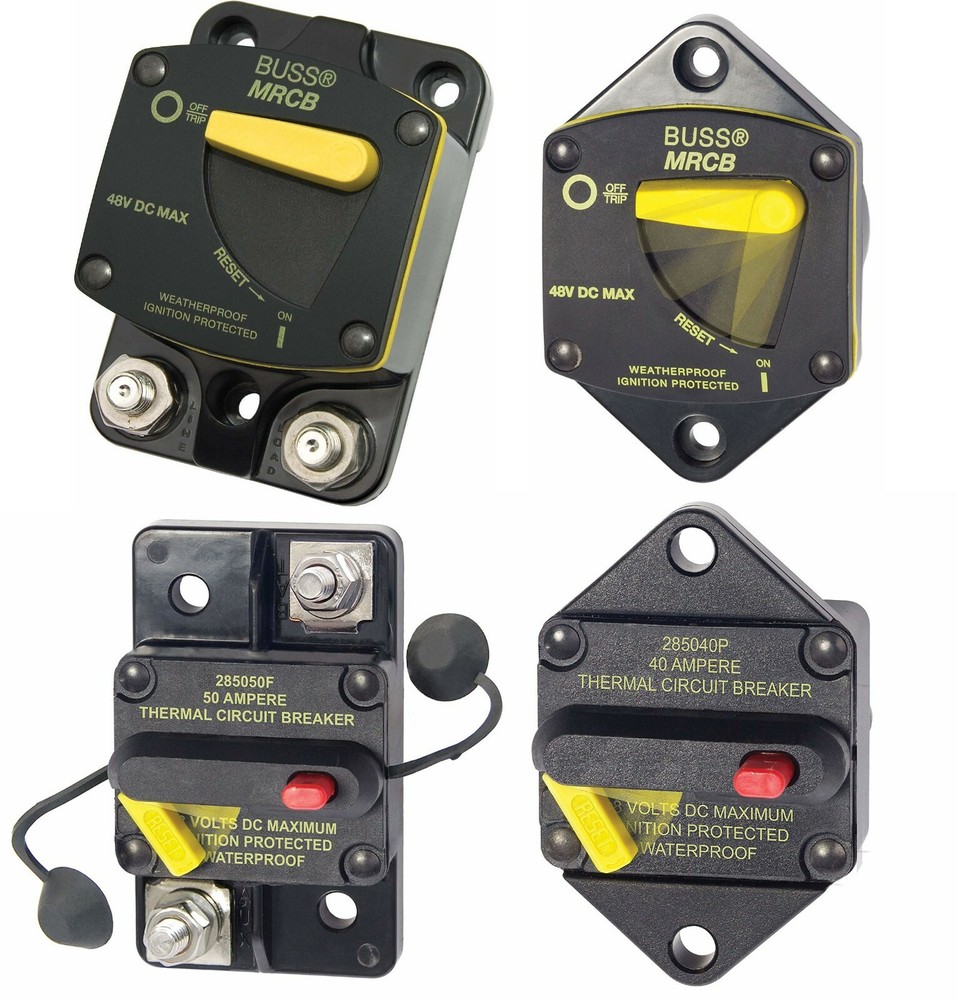 Bussmann 187 & 285 Series Circuit Breakers – Surface Mount Waterproof