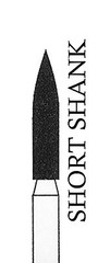 CROSSTECH Dental Diamond Short-Shank FLAME-862/016SC MB9MXC-Super Coarse 5Burs