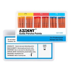 AZDENT Dental Endodontic Gutta Percha Points/Absorbent Paper Points with Scale