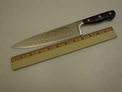 Forged Duo Edge Chefs Knife 8 inch German Steel X50CrMoV15 Full Tang Stainless