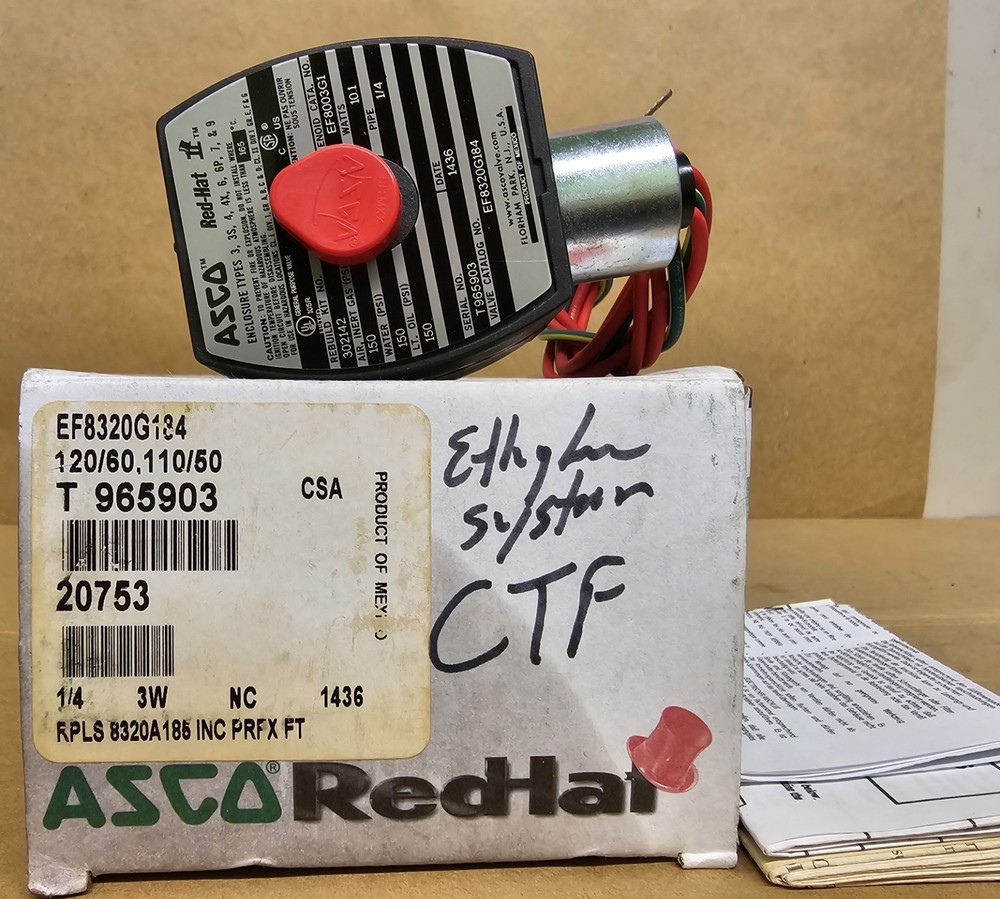 ASCO EF8320G184 Solenoid Valve 1/4″