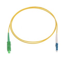 Fiber Optic Patch Cable 3.3Ft Single-Mode Simplex LSZH LC/UPC to SC/APC