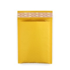 EcoSwift 10 Size #0000 4×6 Small Kraft Bubble Mailers Self Small, Gold