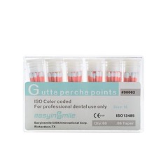Dental Gutta Percha Points.02/.04/.06 Taper For Root Canal Endo Treatment 1/5Box