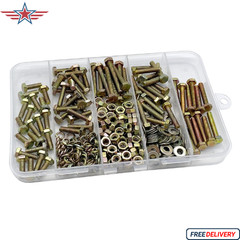 330pcs Metric Bolt Assortment Sets, M4 Nuts and Bolts Assortment Kit, Metric Bol